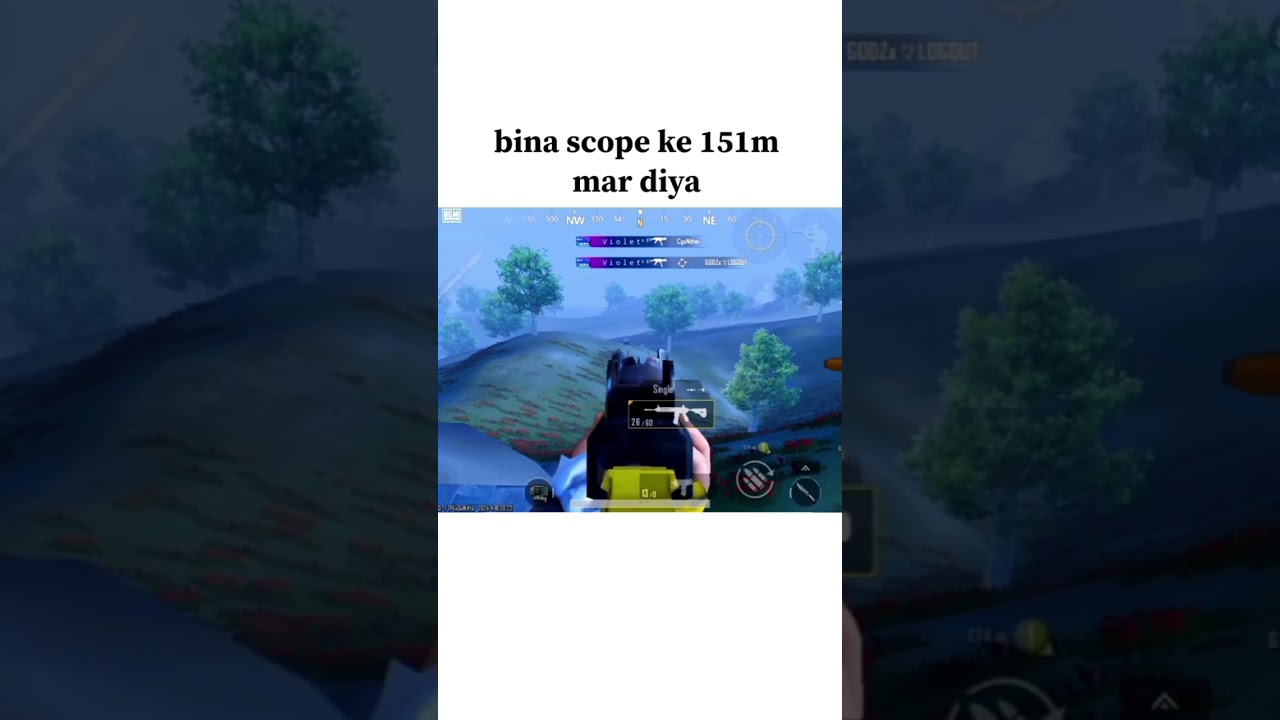 Bina scope ke 500m maar Diya 