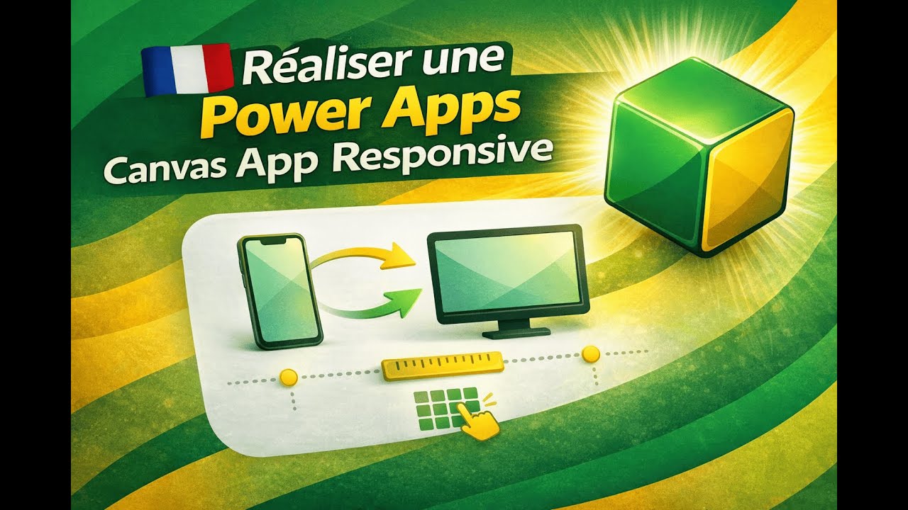 [FR] Réaliser une Power Apps Canvas App Responsive - YouTube