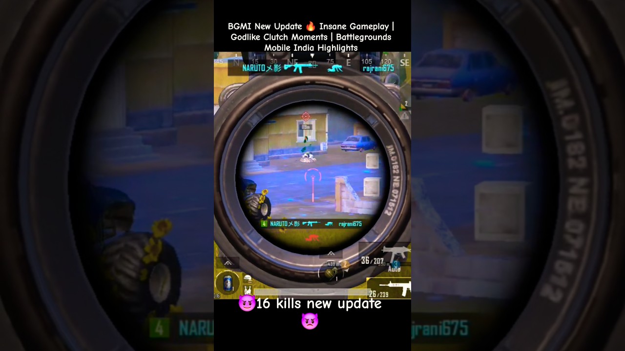 BGMI New Update 🔥 Insane Gameplay | Godlike Clutch Moments 
