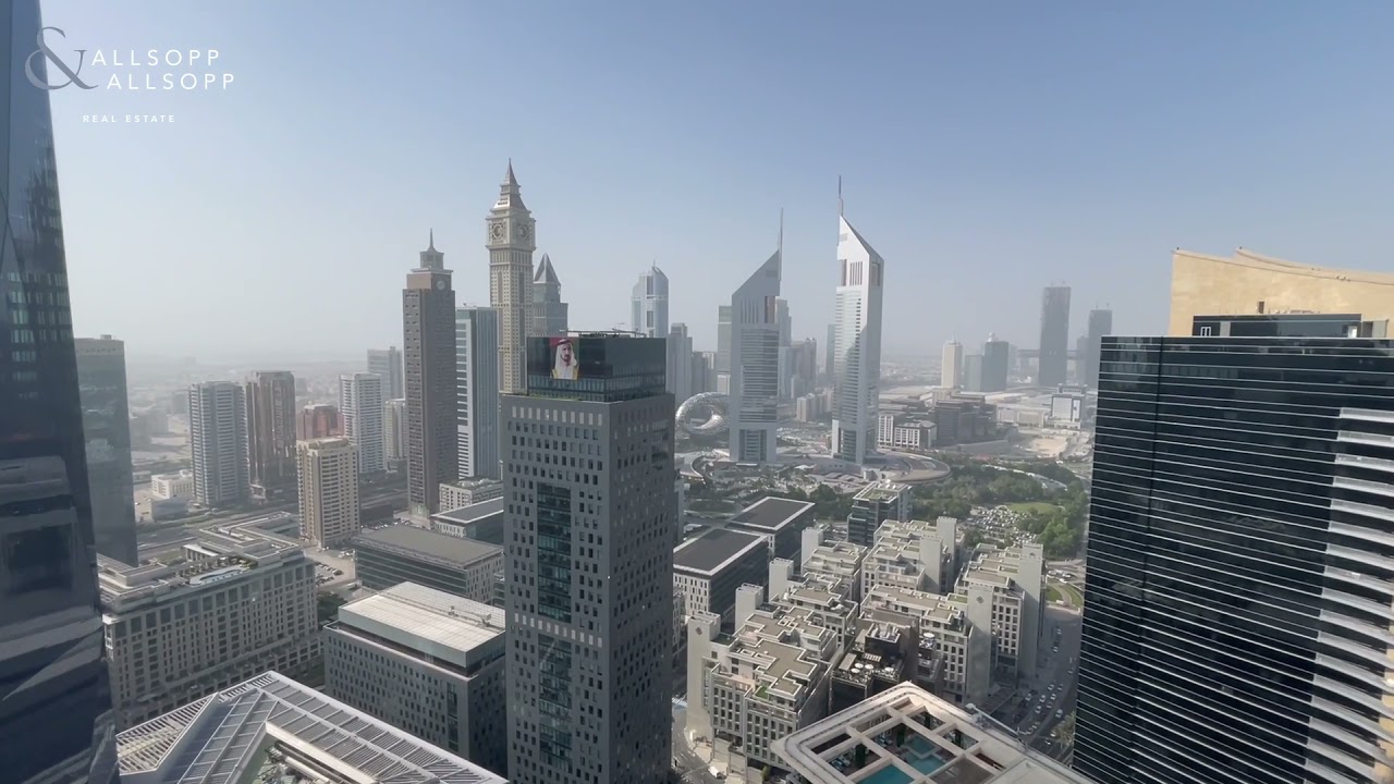 2 bedroom apartment for rent in Dubai, Burj Daman, DIFC with Skyline & Sea Views