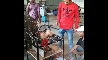 “Design & Fabrication of Semi-Automatic Coconut Dehusking, Water and Shell Separation Machine”