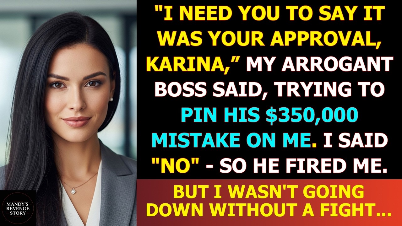 Arrogant Boss Fired Me Because I Refused To Take The Fall For His $350,000 Mistake - Then The CEO…