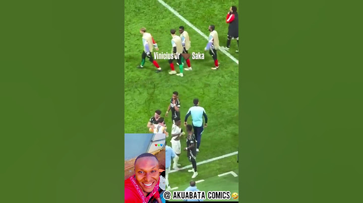 Vinicius Jnr was begging Saka for his jersey after the match🤣😂    #ucl #funny #trending #memes