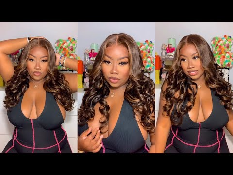 Chocolate Espresso 🍫 Pre Curled, Plucked, & Ready to Wear 7x5 Closure Wig FT Unice Hair | AMAZON