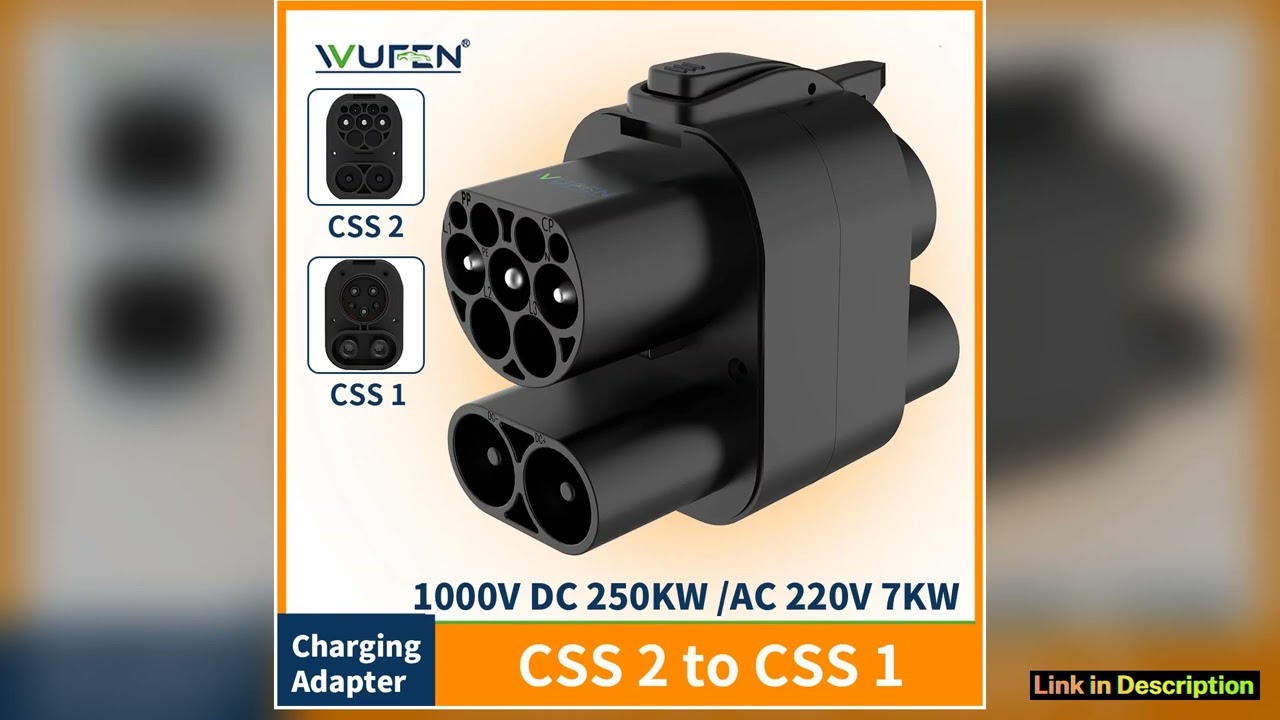 WUFEN 250KW DCAC From CCS2 Charger to CCS1 US Car EV CCS2 to CCS1 Electric Vehicle Charger Fast Ev