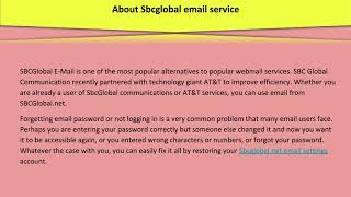 SBCGLOBAL PASSWORD RESET video