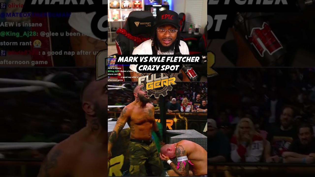 This chair spot from Kyle Fletcher to Mark is CRAZY 