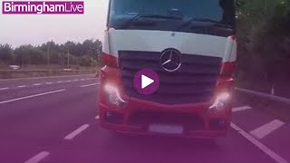 Dashcam Footage Shows Trucker Tailgate On M42 As Drivers Warned Of 100 Penalty