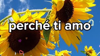 Perché ti amo… #dedicadamore #amore