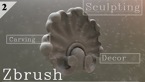 Modeling a carved table. Part 2: ZBrush Sculpting carving shell