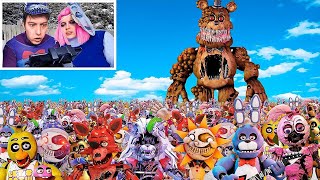 Un Dron Capta A Todos Los Animatronics En La Vida Real