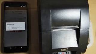 Print receipt on a Bluetooth printer with ZET Accounting App screenshot 1