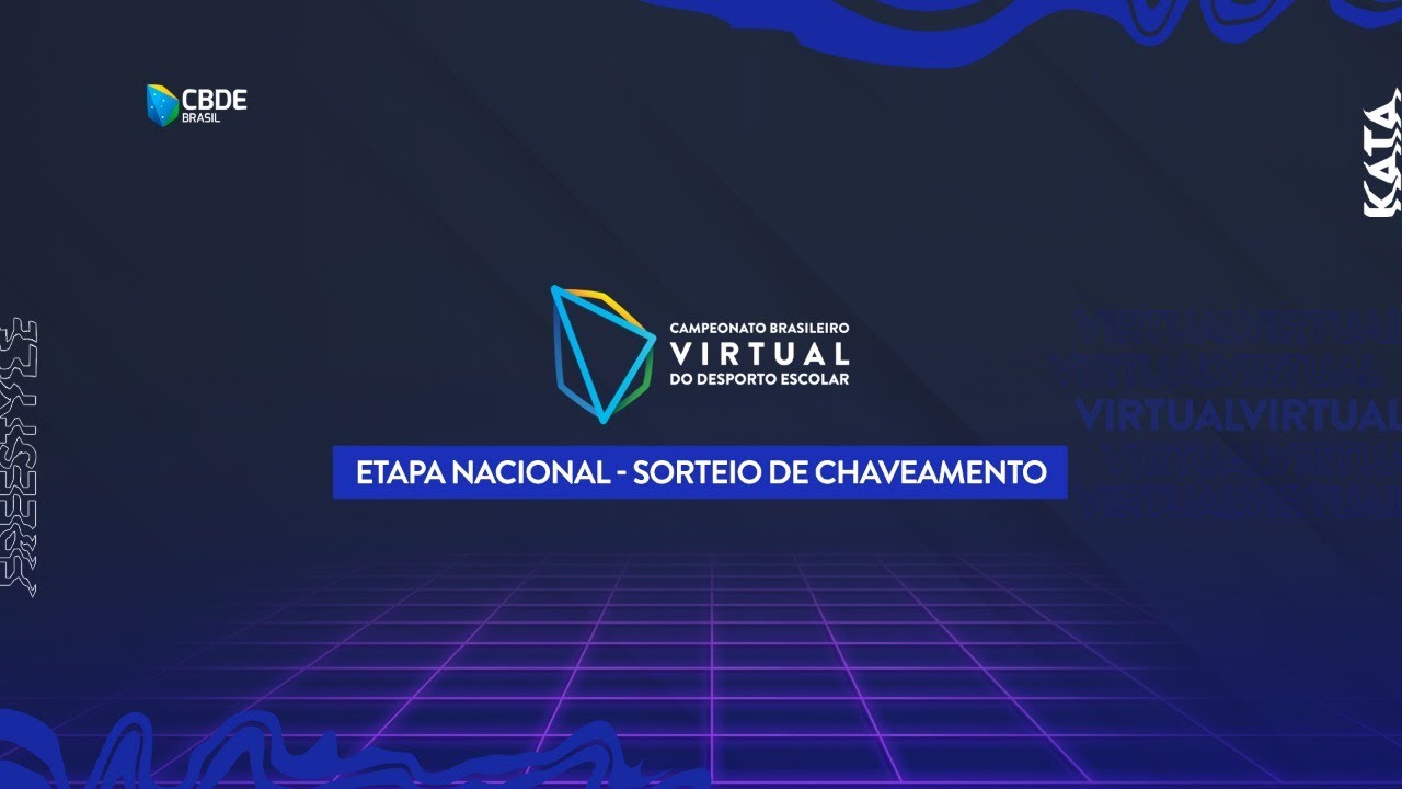 Campeonato Brasileiro Virtual de Desporto Escolar - Sorteio Chaveamento Karatê