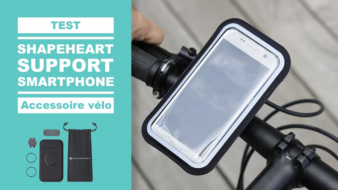 J'ai testé le support smartphone pour vélo Shapeheart !