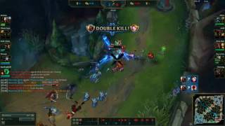 Zed 1v4 Triple Kill