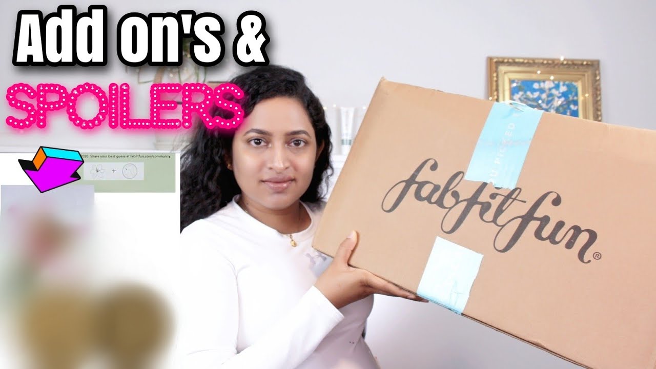FABFITFUN WINTER 2020 SPOILERS FALL ADD ONS UNBOXING YouTube