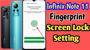 Infinix note 11/11s fingerprint screen lock setting | infinix note 11 fingerprint kaise set kare
