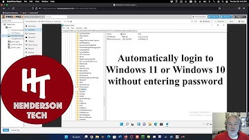 Automatically Logon to Windows 11 without Password