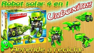 Robot solar 4 en 1