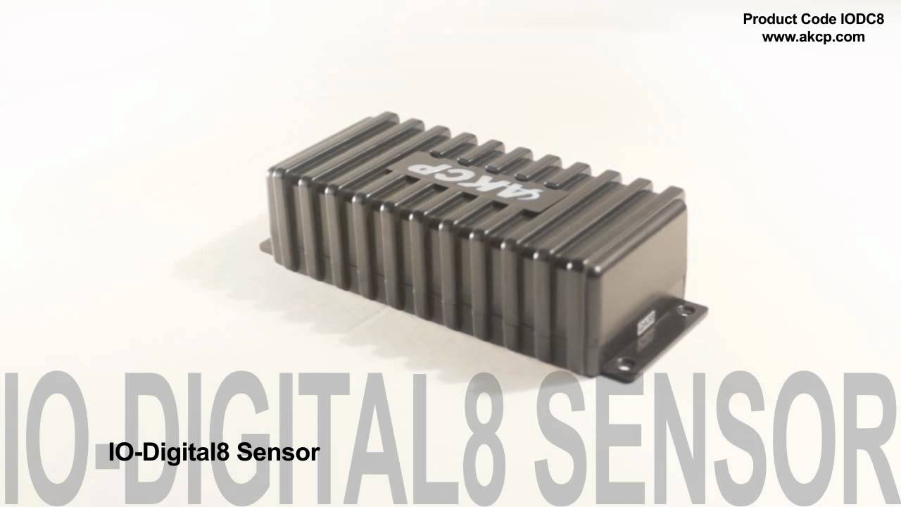 AKCess Pro. IO-Digital8 Sensor 360 View - YouTube