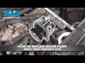 How to Replace Water Pump 2003-2007 Infiniti G35