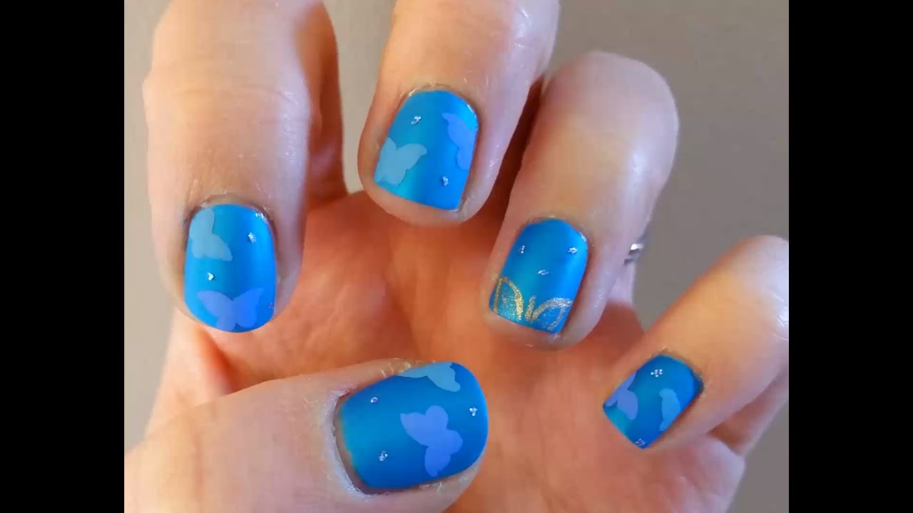 7. Cinderella Themed Nail Art - wide 6