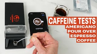 How Much Caffeine in Espresso & Coffee - Test Results