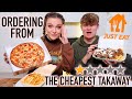 WE ORDERED THE CHEAPEST TAKEAWAY IN OUR TOWN...