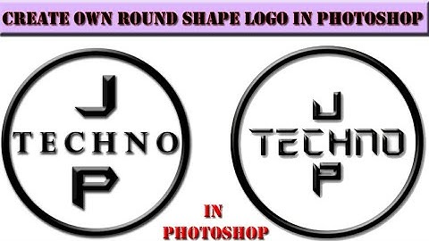 Create 3d  round shape logo in Photoshop cc 2017 😎
