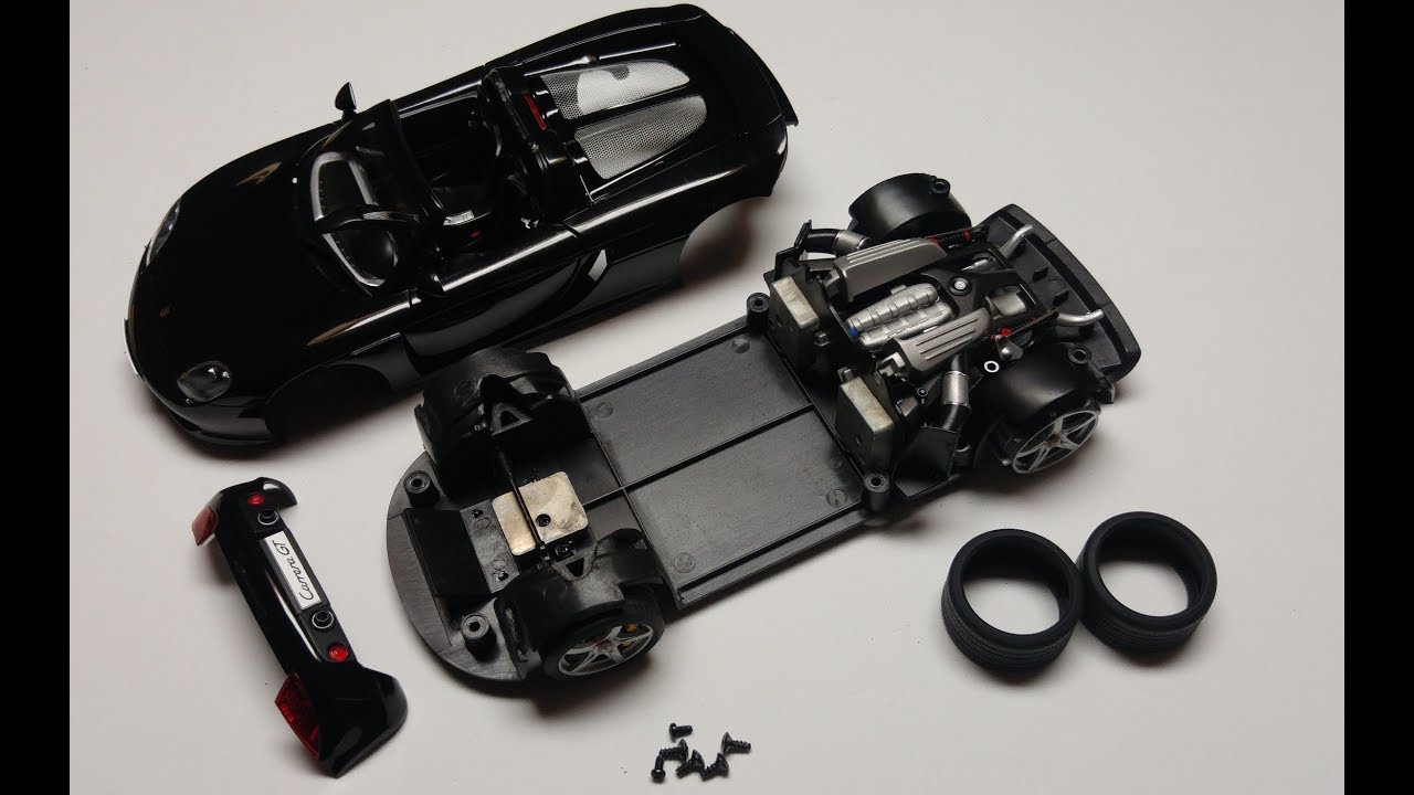How to Disassembly Porsche Carrera GT 1/18 Scale Autoart - YouTube