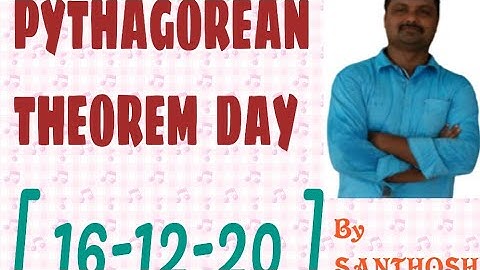 PYTHAGOREAN THEOREM   DAY