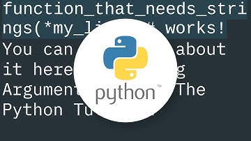 Pass a list to a function to act as multiple arguments