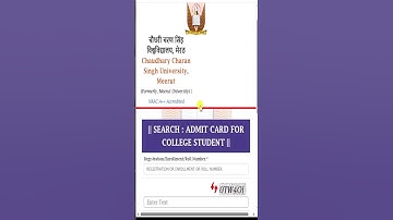 CCSU Admit Card 2025 Download Kaise Kare | December Exam Admit Card Out || CCSU UPDATES NEWS