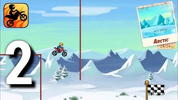 Bike Race Free - Gameplay Walkthrough Part 2 | Arctic (Android, iOS) | GAMING Kid