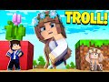 TROLLING MY GIRLFRIEND IN HIDE AND SEEK with HACKS in Minecraft!