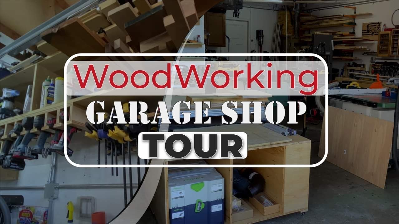 Garage Woodworking Shop Tour YouTube