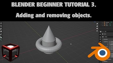 Blender beginner tutorial 3. Adding and removing objects