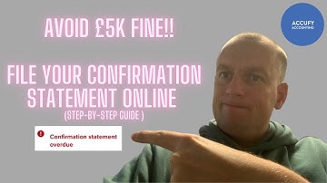 Avoid £5k fine!!file your confirmation statement online (Step-by-Step guide )