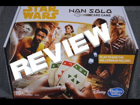 Star Wars Han Solo The Card Game By Hasbro Gaming Review Youtube Star Wars Han Solo The Card Game By Hasbro Gaming Review Youtube