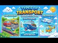 Types of Transport Explained for Kids | Land, Water & Air Transport