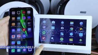 Amplificador De Parede 200W ITS 7" Touch Screen Wifi Som com 08 canais de saída para 02 Ambientes screenshot 5