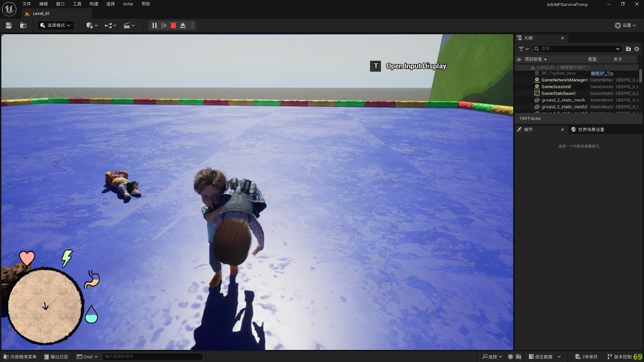 Develop an indie game in Unreal Engine 5 (UE5), starting from creating ...
