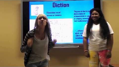 Informative Speech on Choral singing by Brooke Griffith and Shelayne Carter