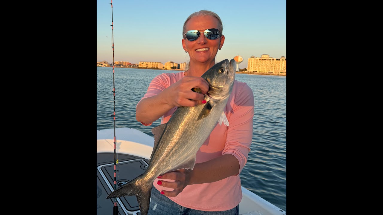Snapper Blues & more! Fun at the JETTY! Ocean City, MD- Fall fishing is warming up!☀️