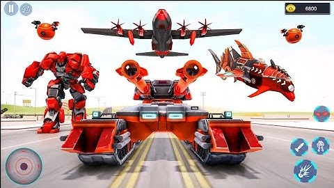 Dolphin Robot Transform Wars-Android Gameplay #2024