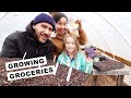 Family GROWS FOOD (Homestead Life DON&quot;T STOP)