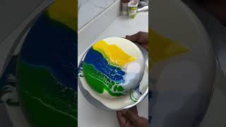 let make this amazing oval shape cake decorating design idea #oval #cakedesign #making #tutorial#new