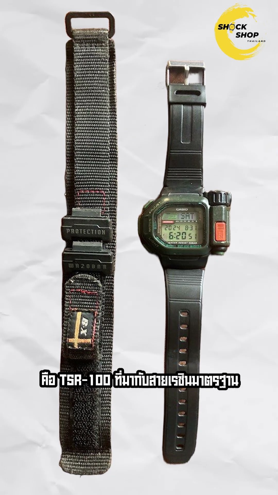 นาฬิกาที่สามารถวัดอุณหภูมิได้ CASIO TSR-100 #casio #watch #คาสิโอ #นาฬิกาข้อมือ #shockshopthailand