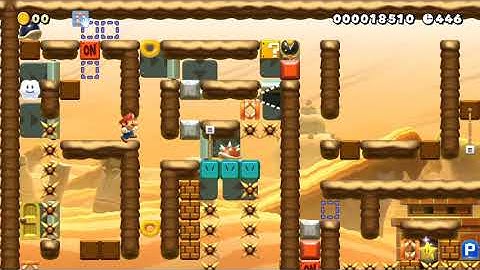 Super Mario Maker 2 - 1-screen puzzle S2