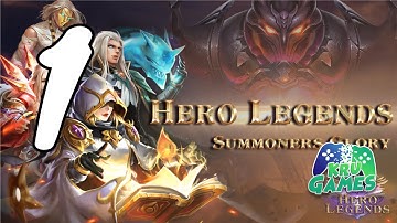 Hero Legends: Summoners Glory Gameplay Walkthrough #1 (Android, IOS)